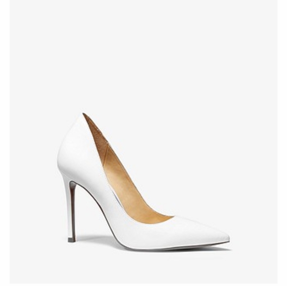 Michael kors white high heels Clearance